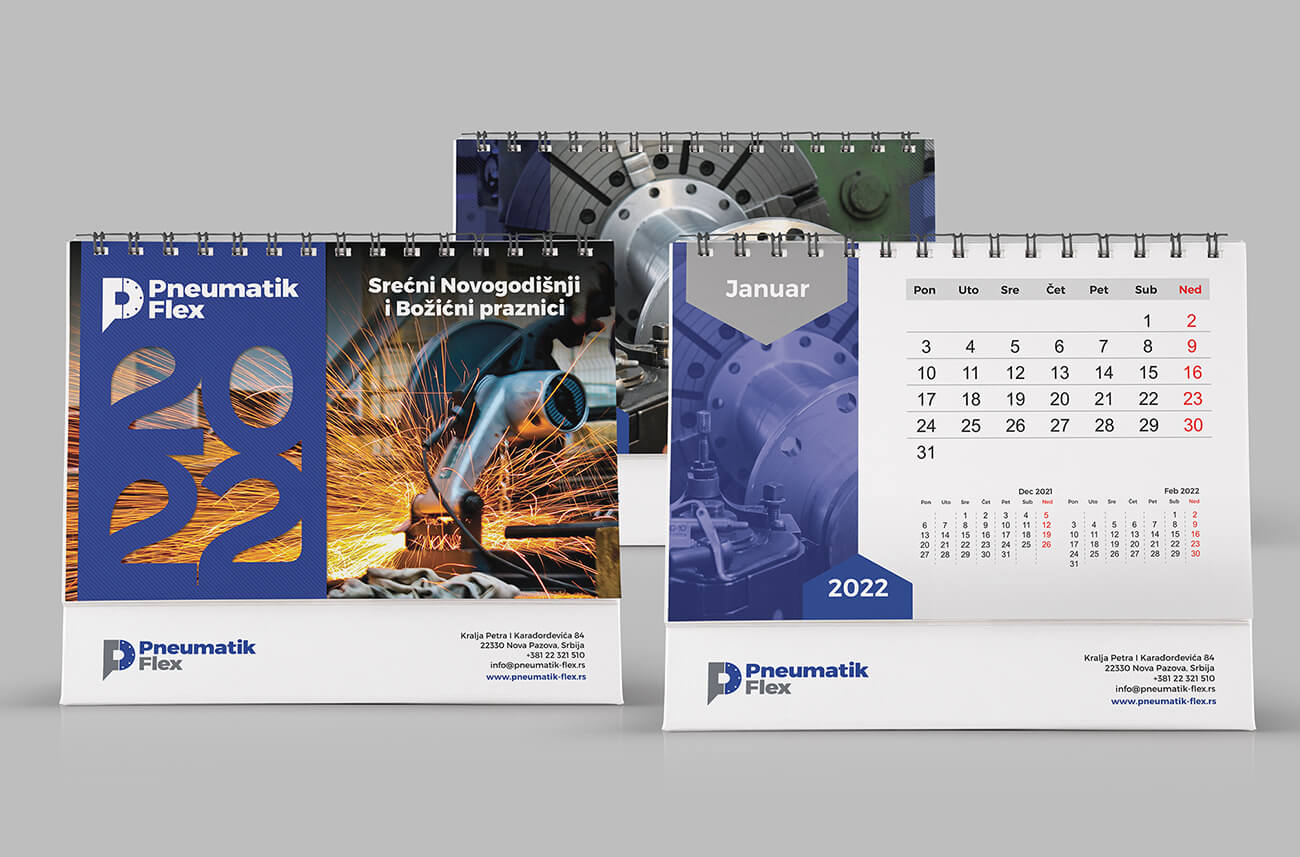 pneumatik flex kalendar dizajn